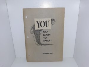 You Can Learn to Speak! (M. I. A. Edition) (1950) ~ by Royal L. Garff