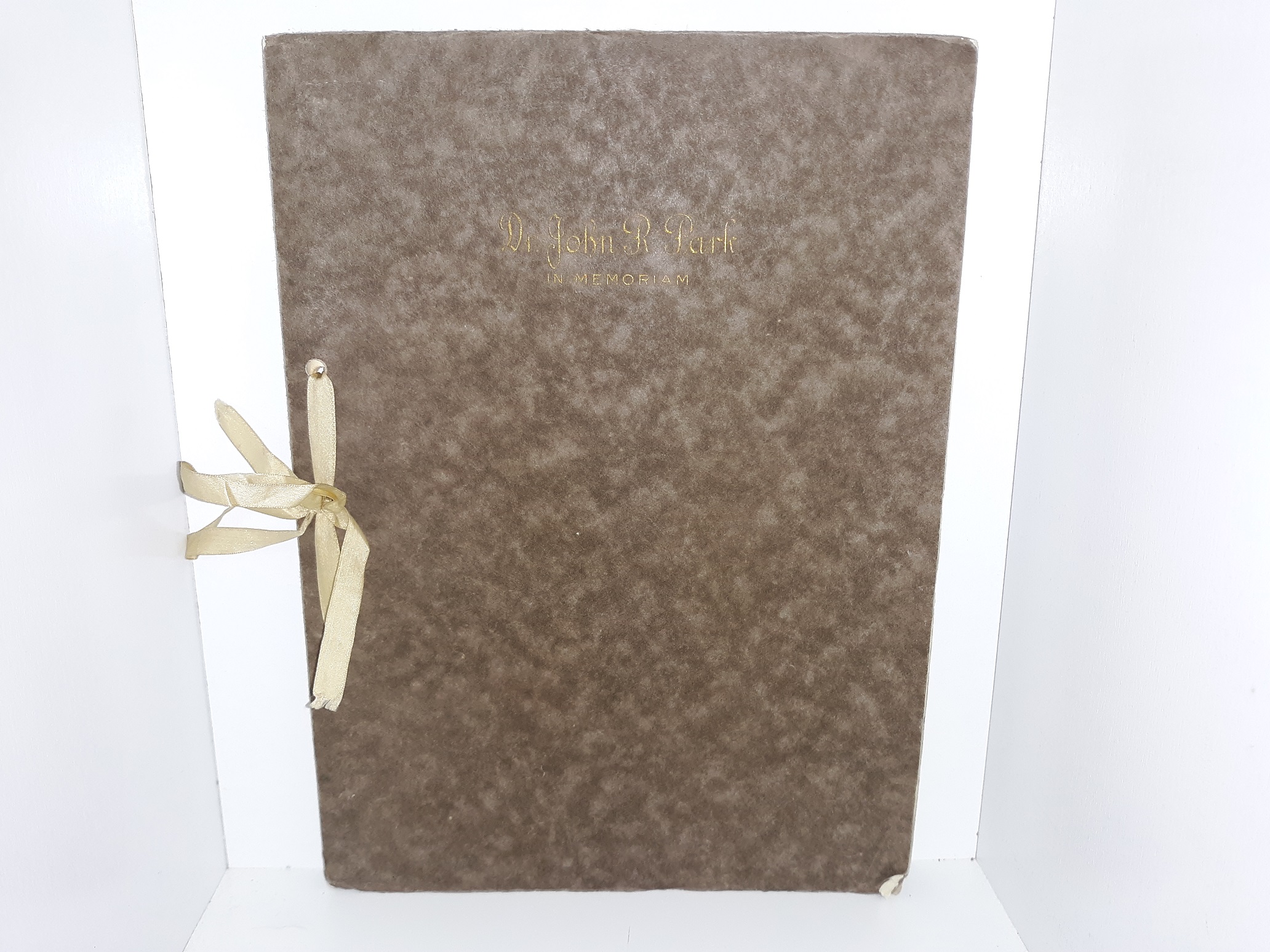 Dr. John R. Park: In Memoriam (1919) ~ by Levi Edgar Young