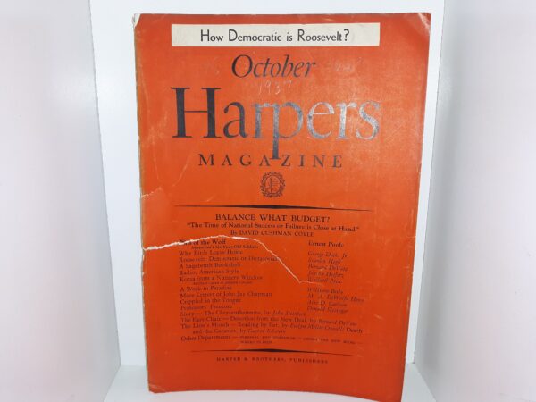Harpers Magazine: October, 1937 (1937)