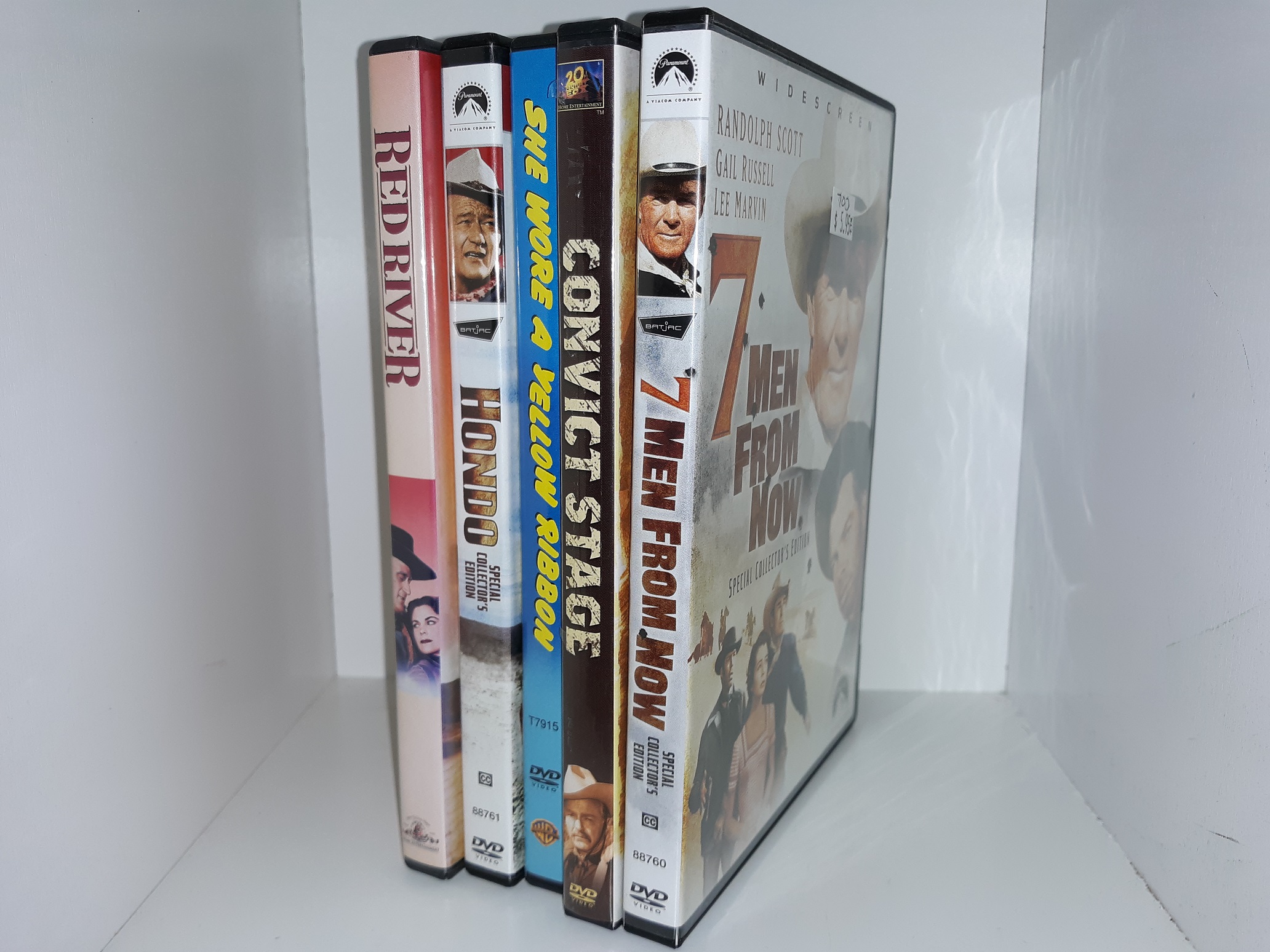 5 Western Films on DVD (See Details)