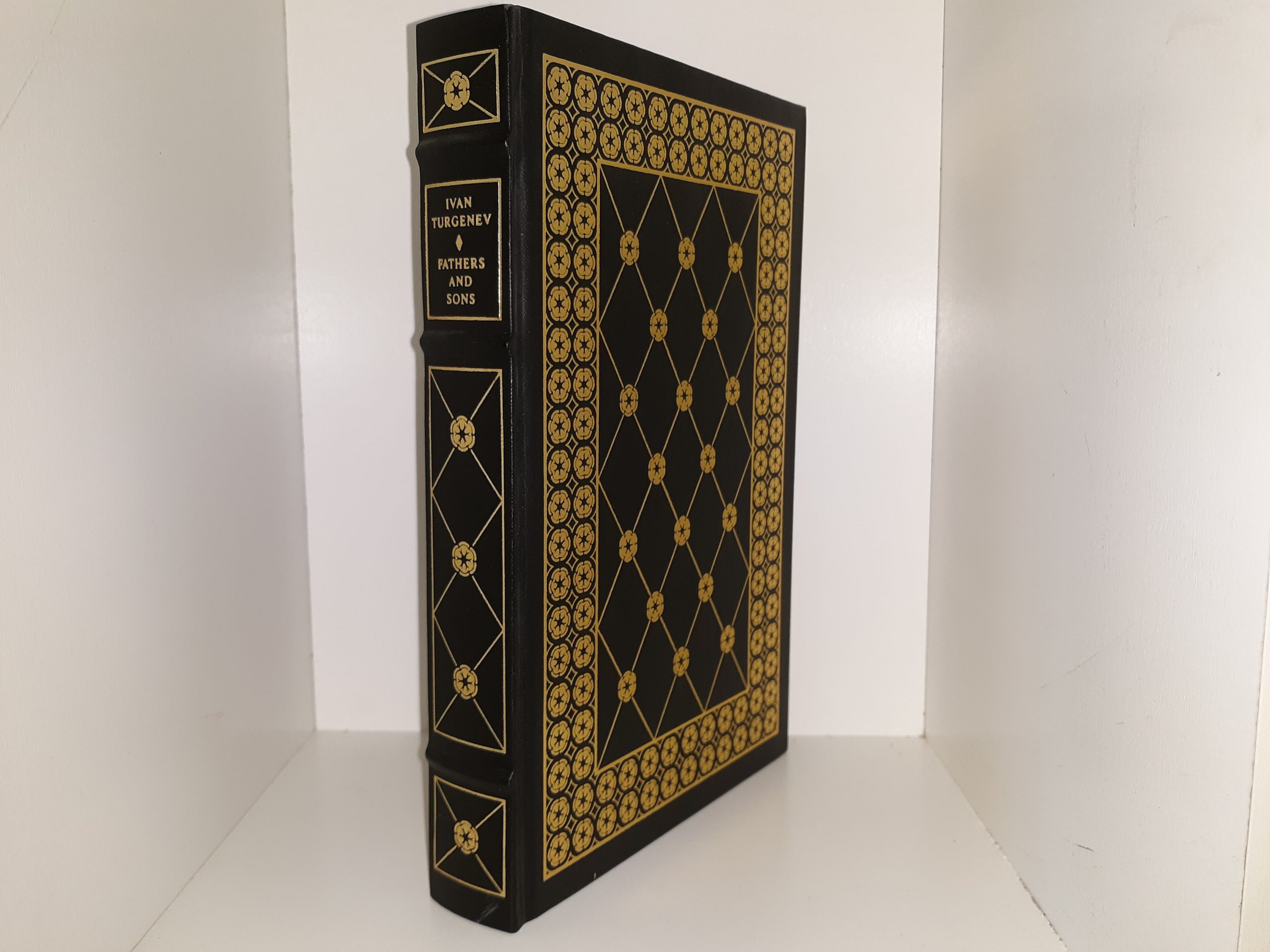 Fathers and Sons (1984) ~ by Ivan Turgenev — Franklin Library — Black Bonded Leather Binding
