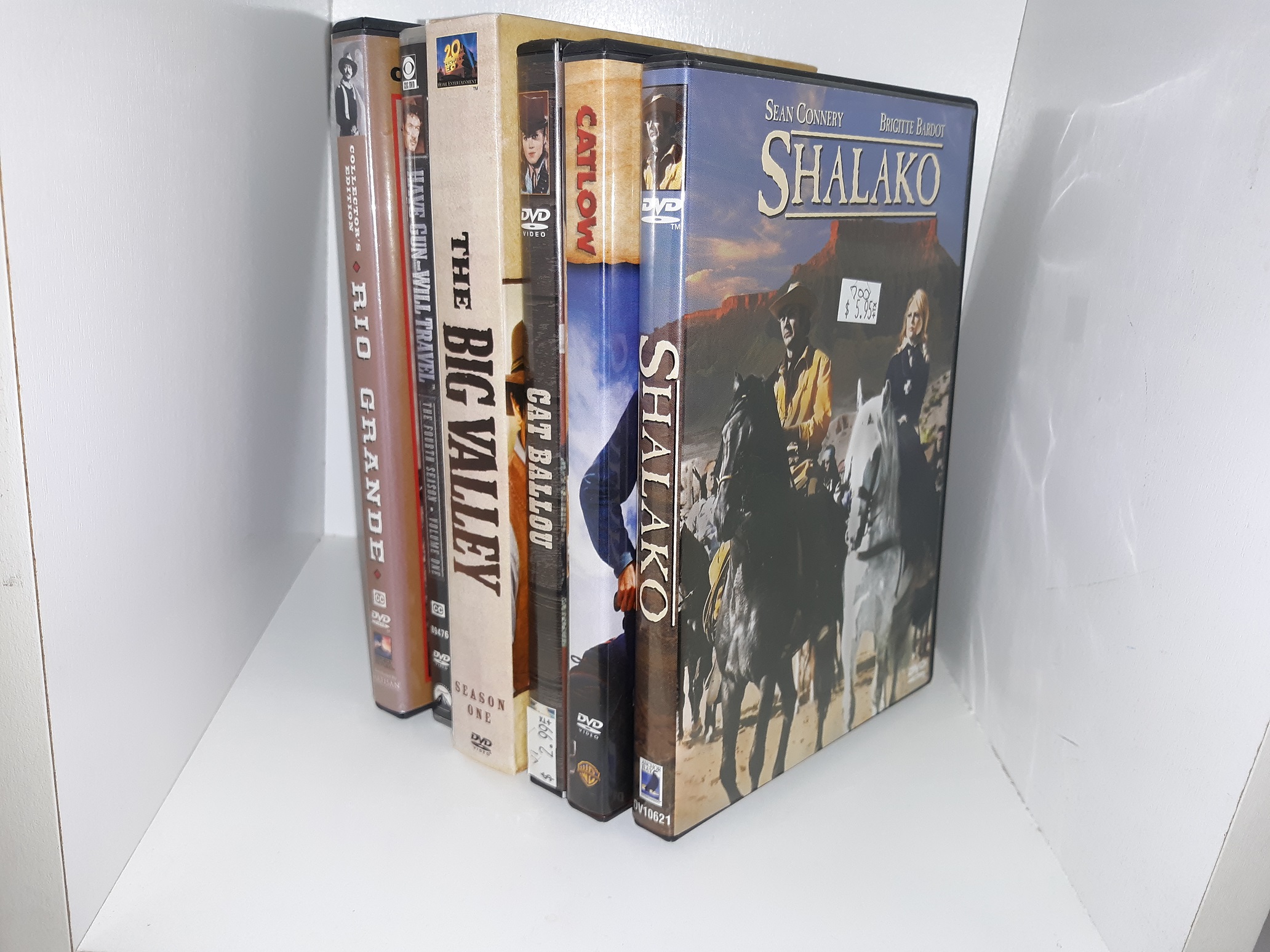 6 Western Films and Shows on DVDs (See Details)