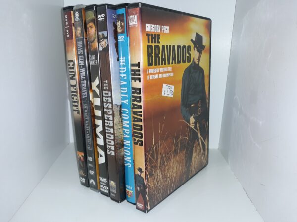 6 Western Films and Shows on DVDs (See Details)