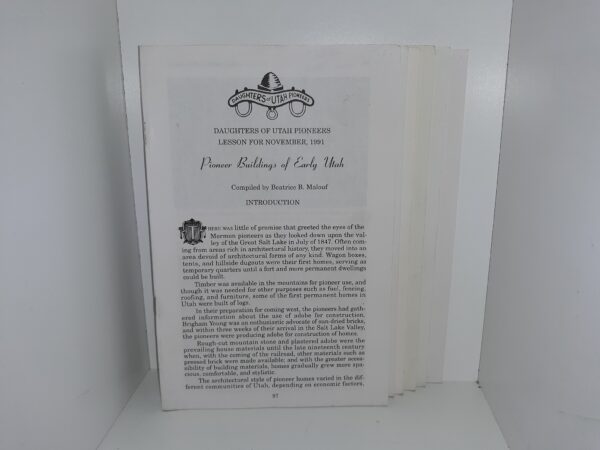 LDS Lot of Daughters of Utah Pioneers Booklets (See Details)