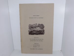 Seventh Annual Evening with an Author: A Portfolio of Mormon Trail Engravings by Frederick Hawkins Piercy, and Thomas Moran (Pamphlet) (1981) ~ by Wallace Stegner