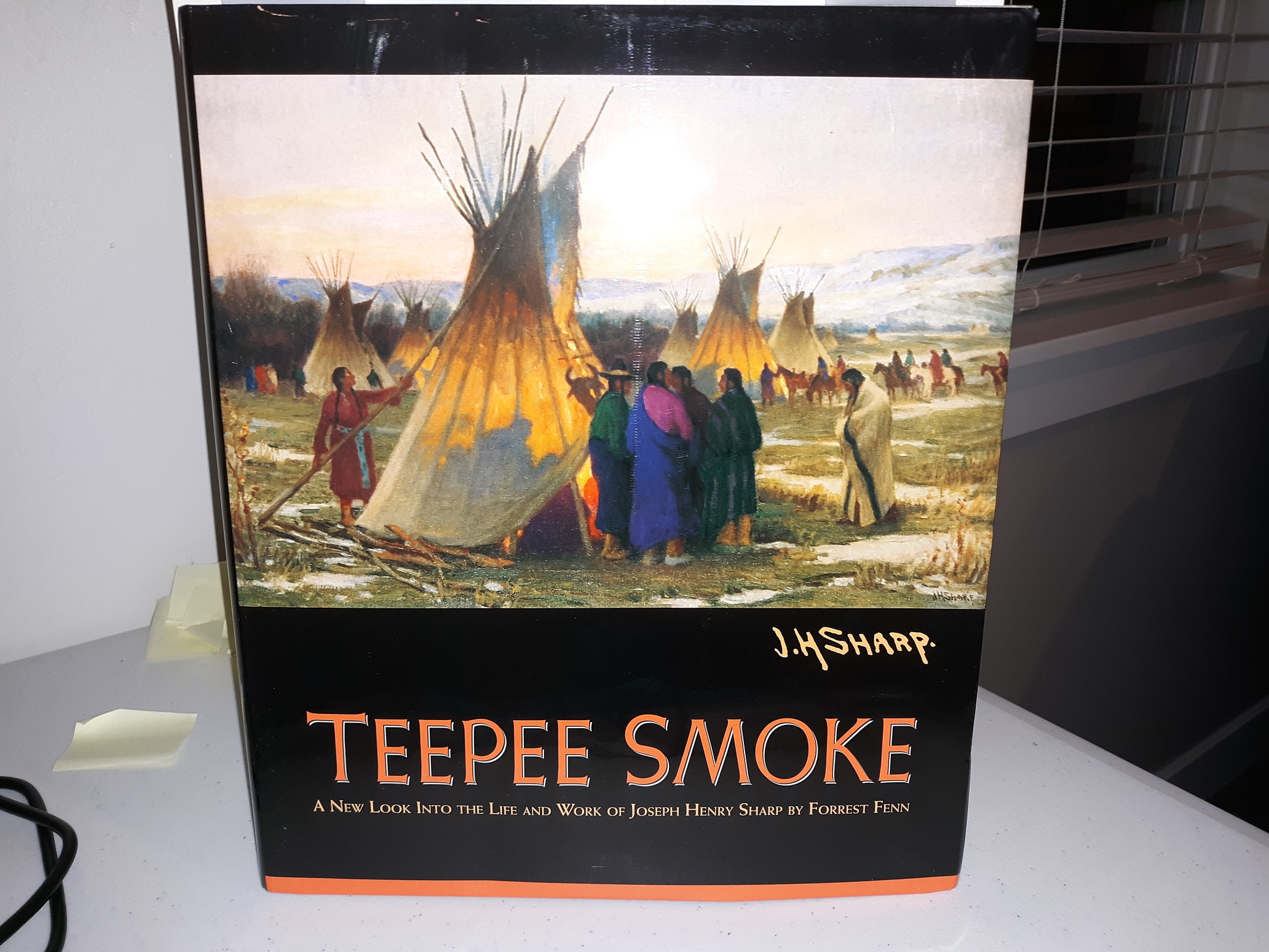 Teepee Smoke: A New Look Into the Life and Work of Joseph Henry Sharp by Forest Fenn (Signed) (2007) ~ by Forest Fenn
