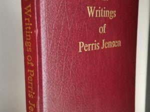 Writings of Perris Jensen — LDS Biography — Bonded Red Leather Binding