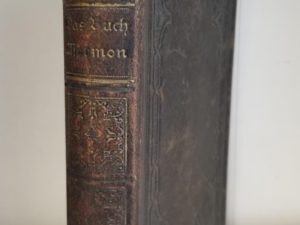 1893 — Das Buch Mormon — German Book of Mormon — Leather Binding