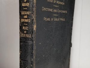 1955 — Triple Combination — Black Bendable Leather — Well Used