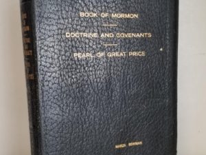 1964-1965 — Triple Combination — Black Bendable Leather