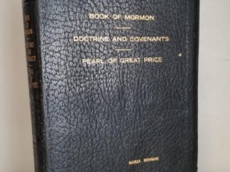 1964-1965 -- Triple Combination -- Black Bendable Leather