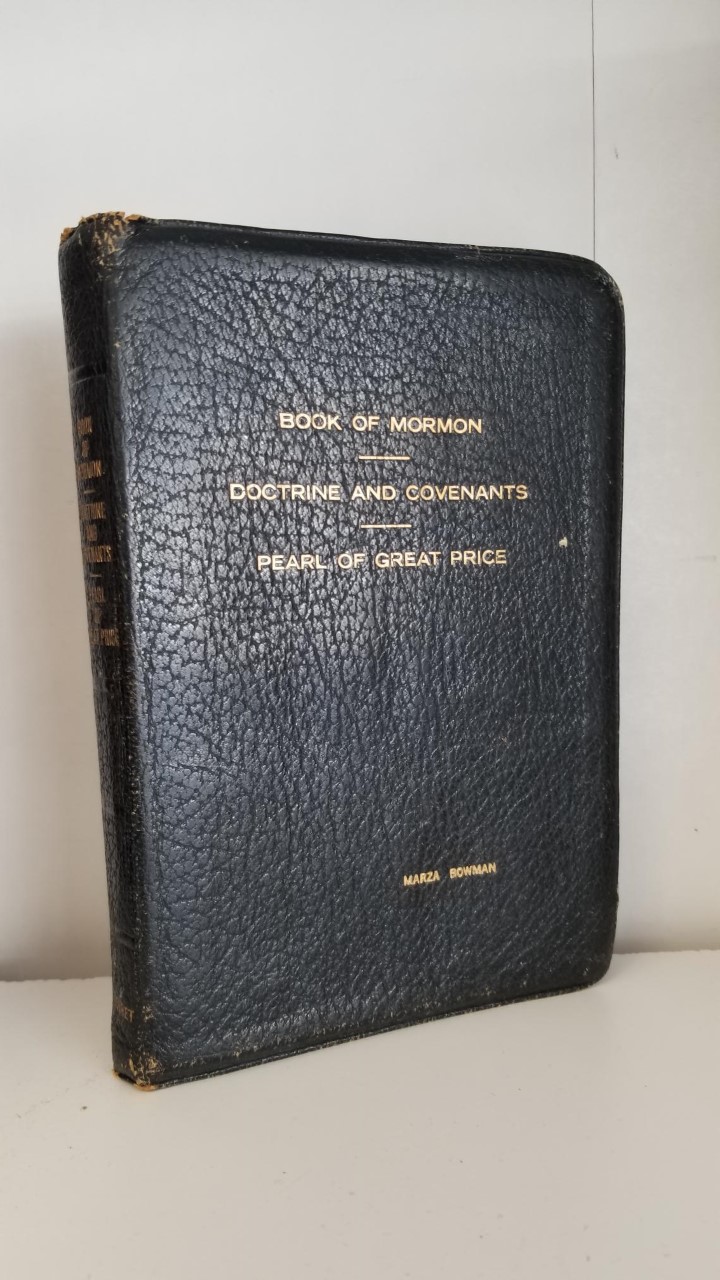 1964-1965 — Triple Combination — Black Bendable Leather