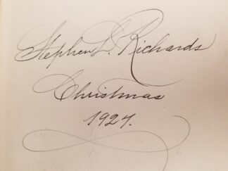 1922 -- Utah, The Land of Blossoming Valleys -- Owned & Inscribed by Apostle Stephen L. Richards