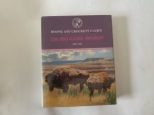 1990- Boone and Crocket Clubs: 20th Big Game Awards- WM. H. Nesbitt