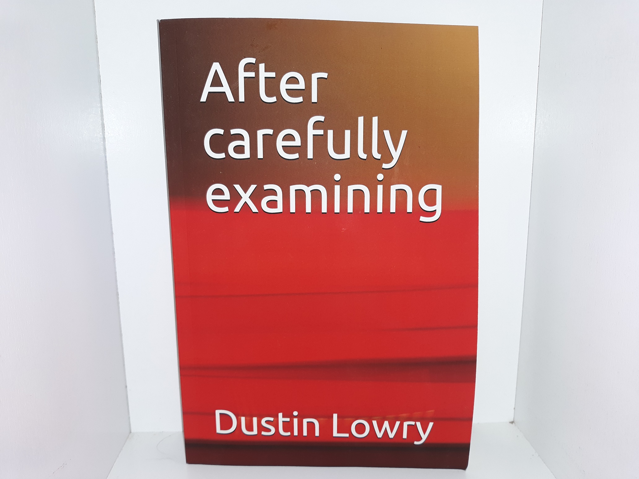 After Carefully Examining ~ by Dustin Lowry