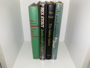 4 Mystery Books by Rex Stout (See Details)