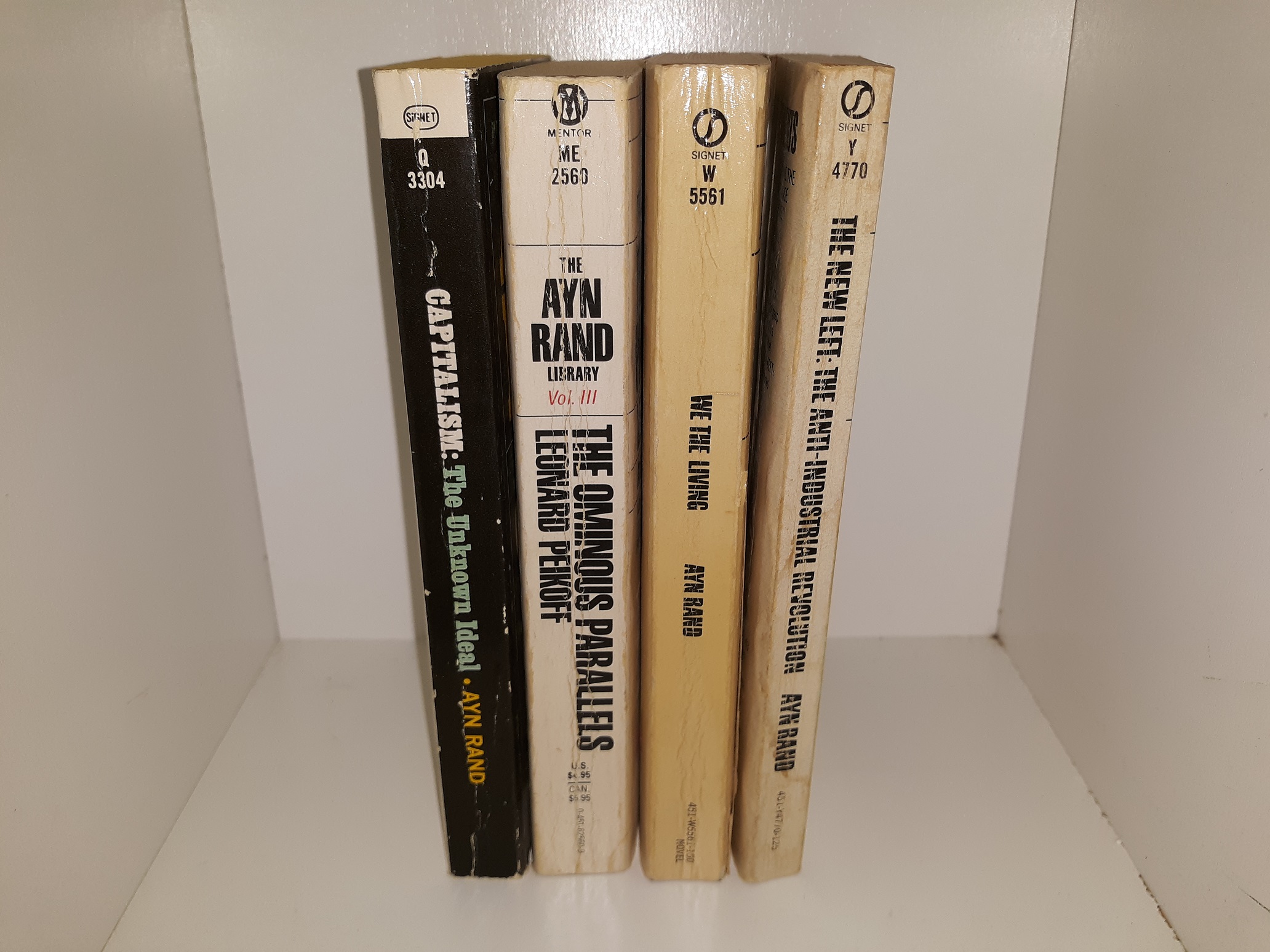 4 Ayn Rand Books (See Details)