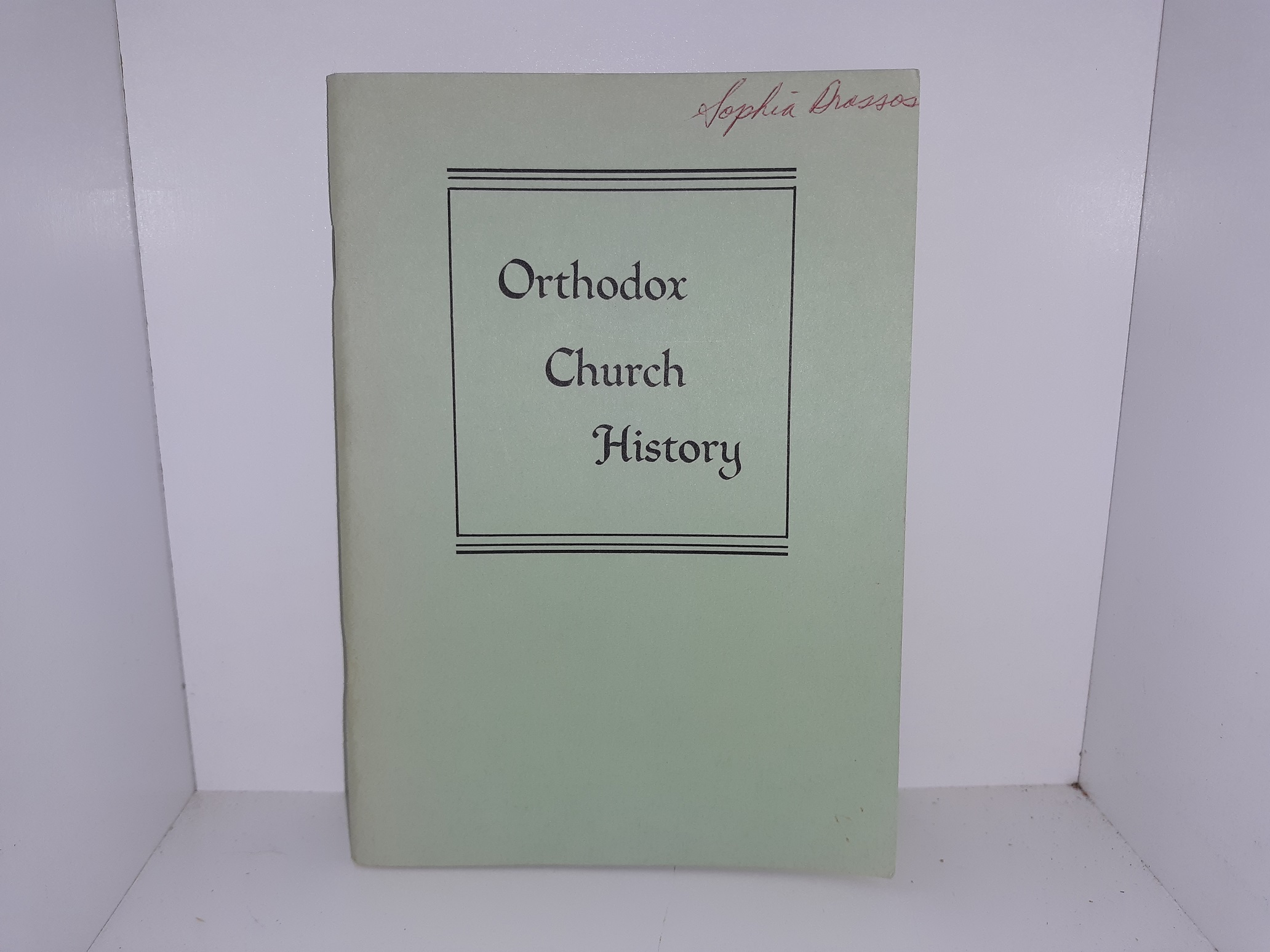 Orthodox Church History (1954) ~ by The Very Rev. Stephen H. R. Upson, Ph. D.