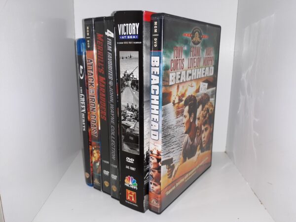 6 Sets of DVDs and Blu-Rays on War (See Details)