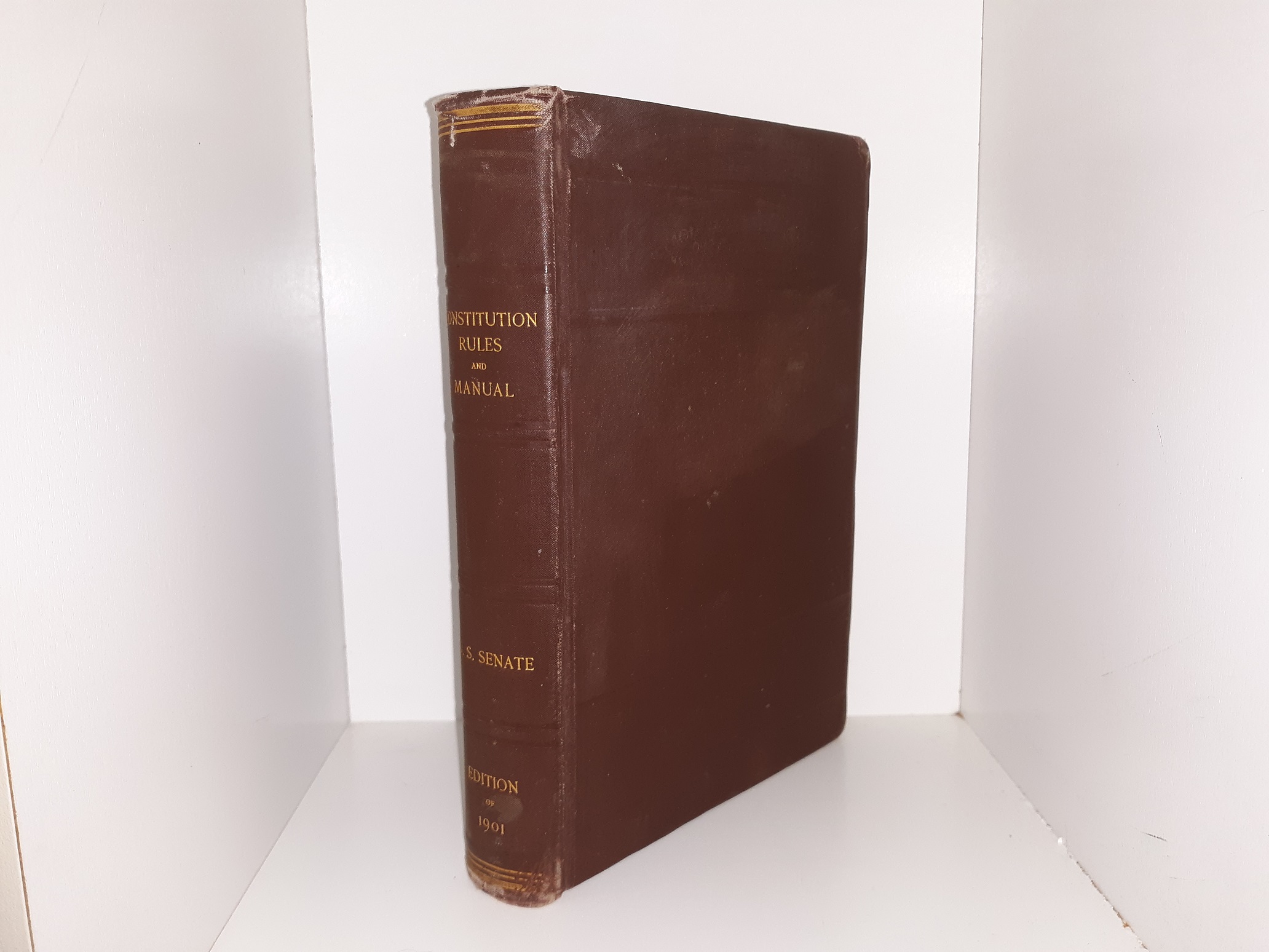 Constitution Rules and Manual: Senate Manual, Containing the Standing Rules and Orders of The United States Senate (1901)