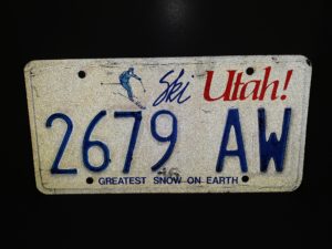 Utah License Play: 2679 AW