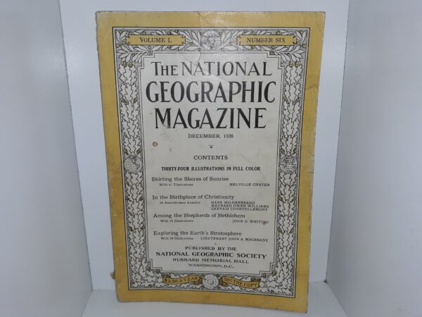 The National Geographic Magazine: Vol. 50, No. 6, December, 1926 (No Map) (1926)