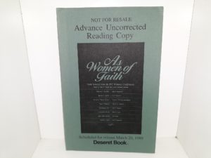 As Women of Faith (Advance Uncorrected Reading Copy) (1988)