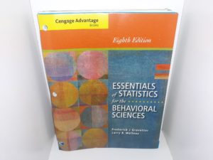 Essentials of Statistics for the Behavioral Sciences (8th Edition) (Loose-Leaf) (2014) ~ by Frederick J. Gravetter, and Larry B. Wallnau