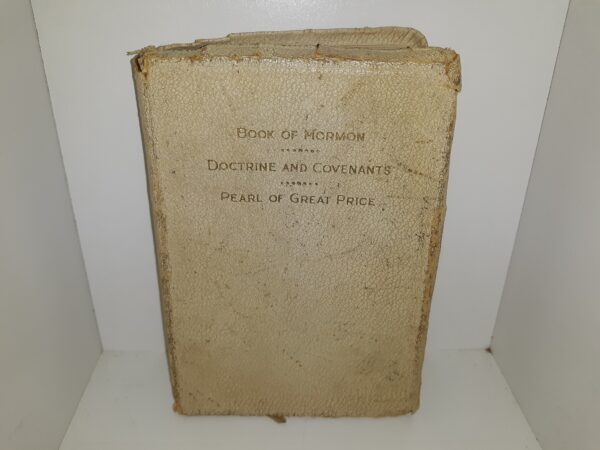 LDS Worn, White, Leather Triple Combination (1963)