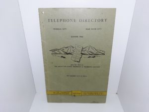 Telephone Directory: Brigham City, Bear River City, Summer 1956 (1956)