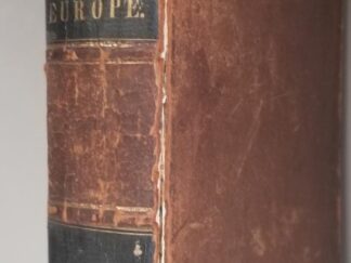 1845 -- History of Europe From the ... French Revolution in 1789 .... in 1815 -- Vol.3 -- Leather Binding