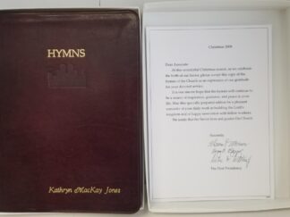 Hymns -- Burgundy Leather Binding -- In Original Box -- 2008 Christmas Gift for Church Employees