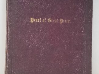 1878 -- Pearl of Great Price -- Salt Lake City -- Brown Cloth Binding