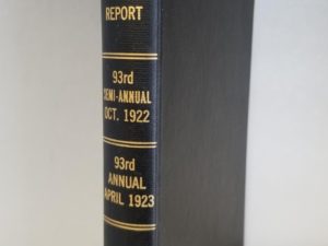 Bound Volume of Two Old LDS Conference Reports: October 1922 & April 1923