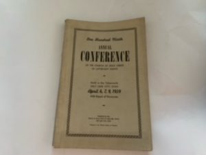 1945- One Hundred Ninth Annual Conference April 6,7,and 9 1939