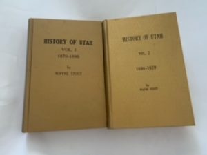 1967- History of Utah Vol. I and II- Wayne Stout