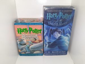 2 Harry Potter Audiobooks on Audio Cassettes (See Details)