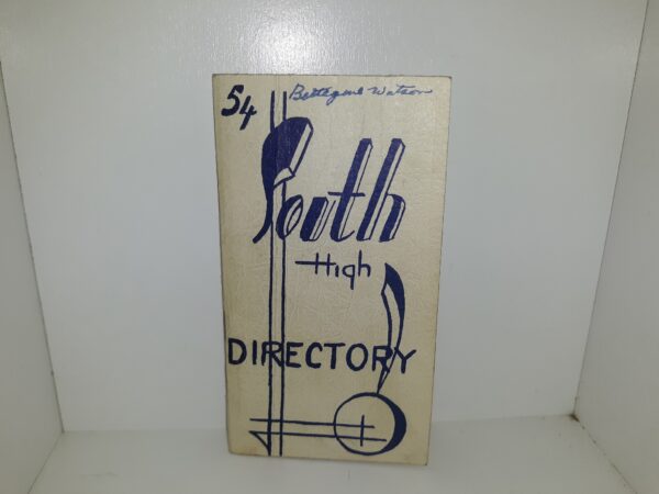 Official Student Body Directory 1953-1954 of South High School