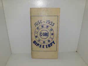 Official Student Body Directory 1954-1955 of South High School