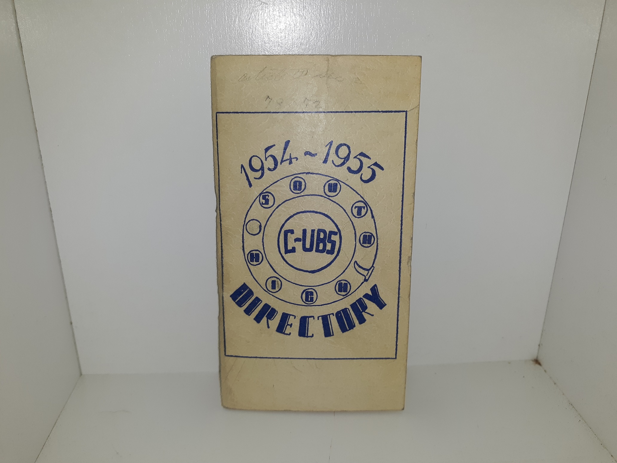 Official Student Body Directory 1954-1955 of South High School