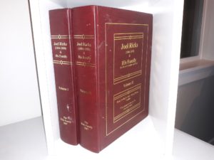 Joel Ricks (1804-1888) & His Family (Six Generations plus Ancestry) 2 Vol. Set (2007) ~ Compiled by Carma Muir Golding LeCheminant