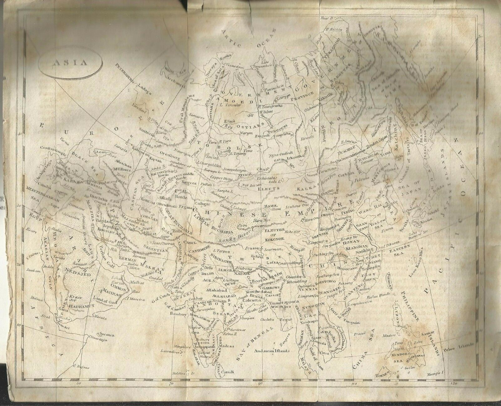 Africa and Asia Maps