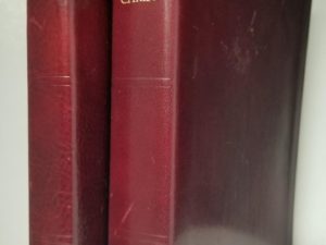 Jesus the Christ & Articles of Faith [2 Volumes] Burgundy Invecchiato Leather – Church Employee Christmas Gift Editions