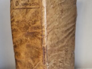 1613 -- Les Memoires De Philippe De Commines, Che Valier, Seignor d. Argenton -- Leather Binding