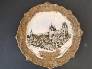 “Temple – Tabernacle Block” — Plate “Made in Austria” — Unique Collectible Plate