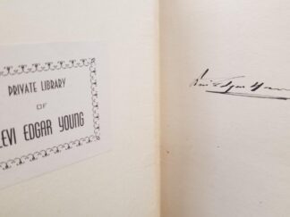 1931 -- Vancouver, A Life -- George Godwin -- Signed by Levi Edgar Young [LDS General Authority]