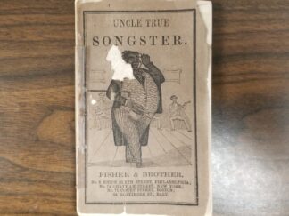 1851 — Uncle True Songster — Fisher & Brother — Small Size Brown Softcover Hymnal