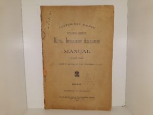 Latter-day Saints Young Men’s Mutual Improvement Associations Manual: Part 1: 1894-5 (4th Edition of 5,000) (1894)