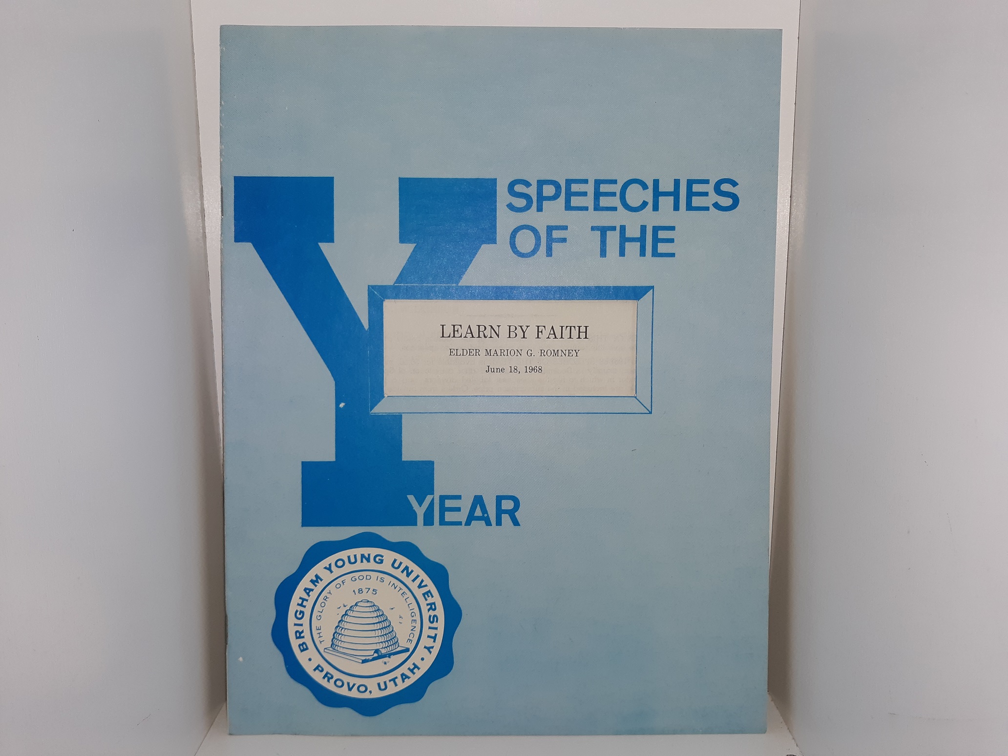 BYU Speeches of the Year: Learn By Faith (1968) ~ by Elder Marion G. Romney