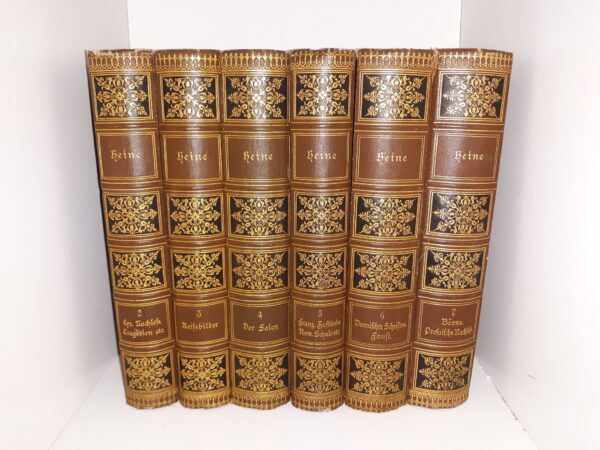 Heinrich Heines: Sämtliche Werfe Vols. 2-7 (German) (1890) ~ by Dr. Grnst Gister